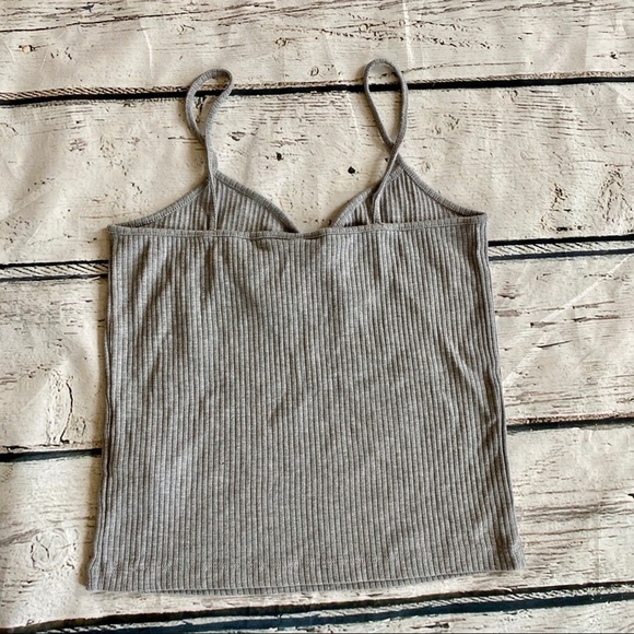TopShop cinch grey tank top - Picture 4 of 4